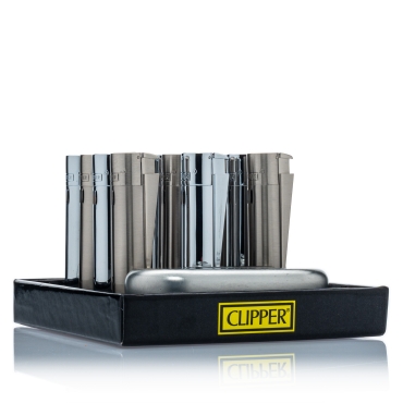Clipper Metall Jet Flame Box (12er)