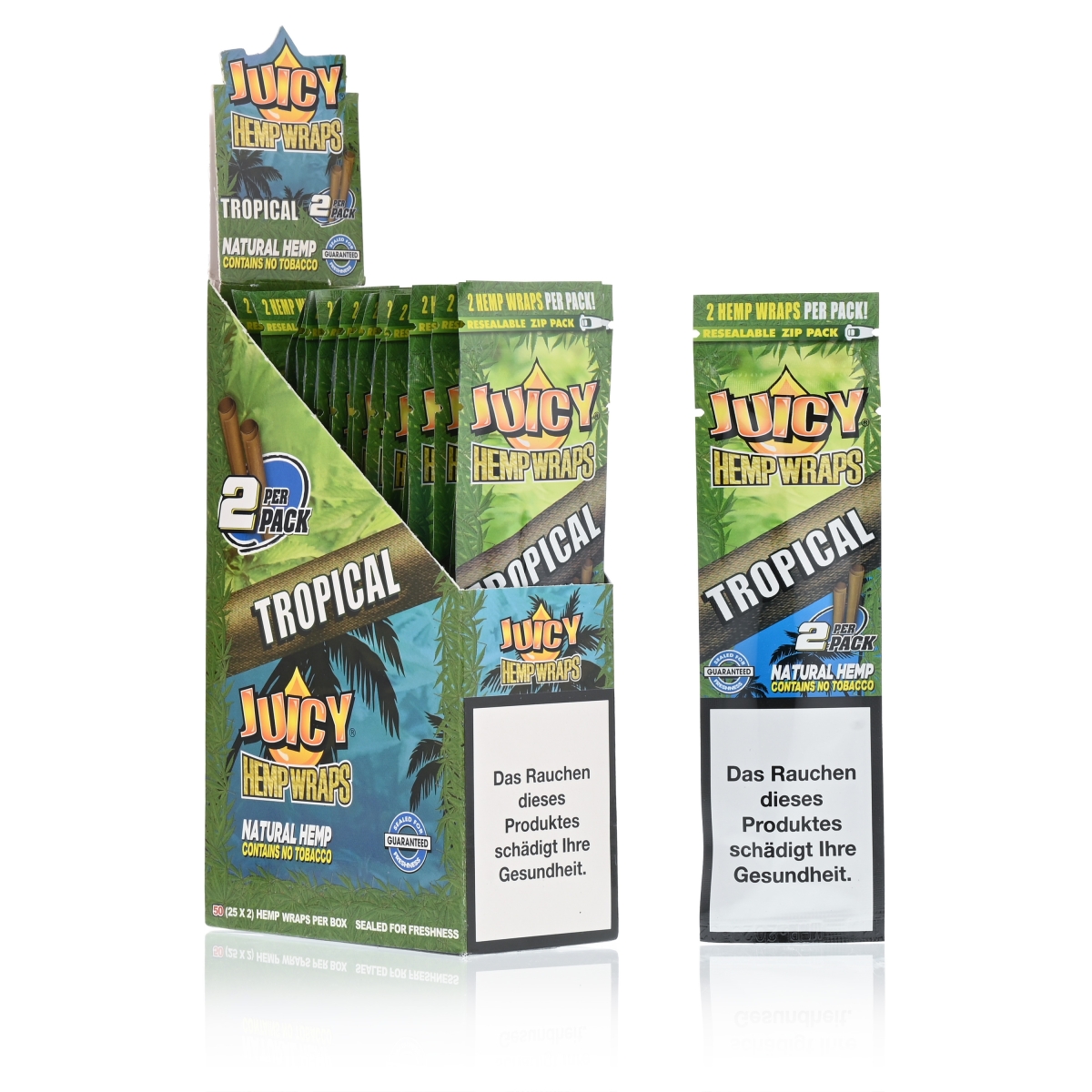 Juicy Hemp Wraps - Tropical Passion Box