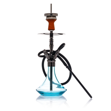 Kaya Shisha - 480CC INOX Giza Gunmetal 4S - Seablue
