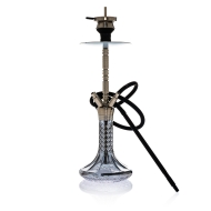 WD Hookah - Edelstahl Shisha Set G45-14 - Grey