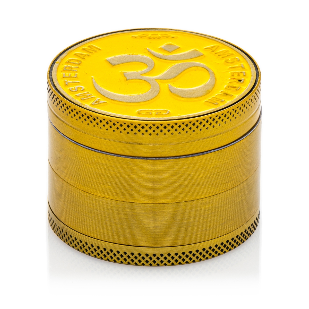 Grace Glass Amsterdam | Mix Grinder mit Ganesha und OM Logo 4-teilig - D:50mm