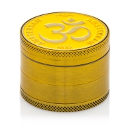 Grace Glass Amsterdam | Mix Grinder mit Ganesha und OM Logo 4-teilig - D:50mm