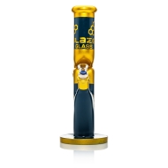 Blaze Glass Zickzackbong Gold-Blau