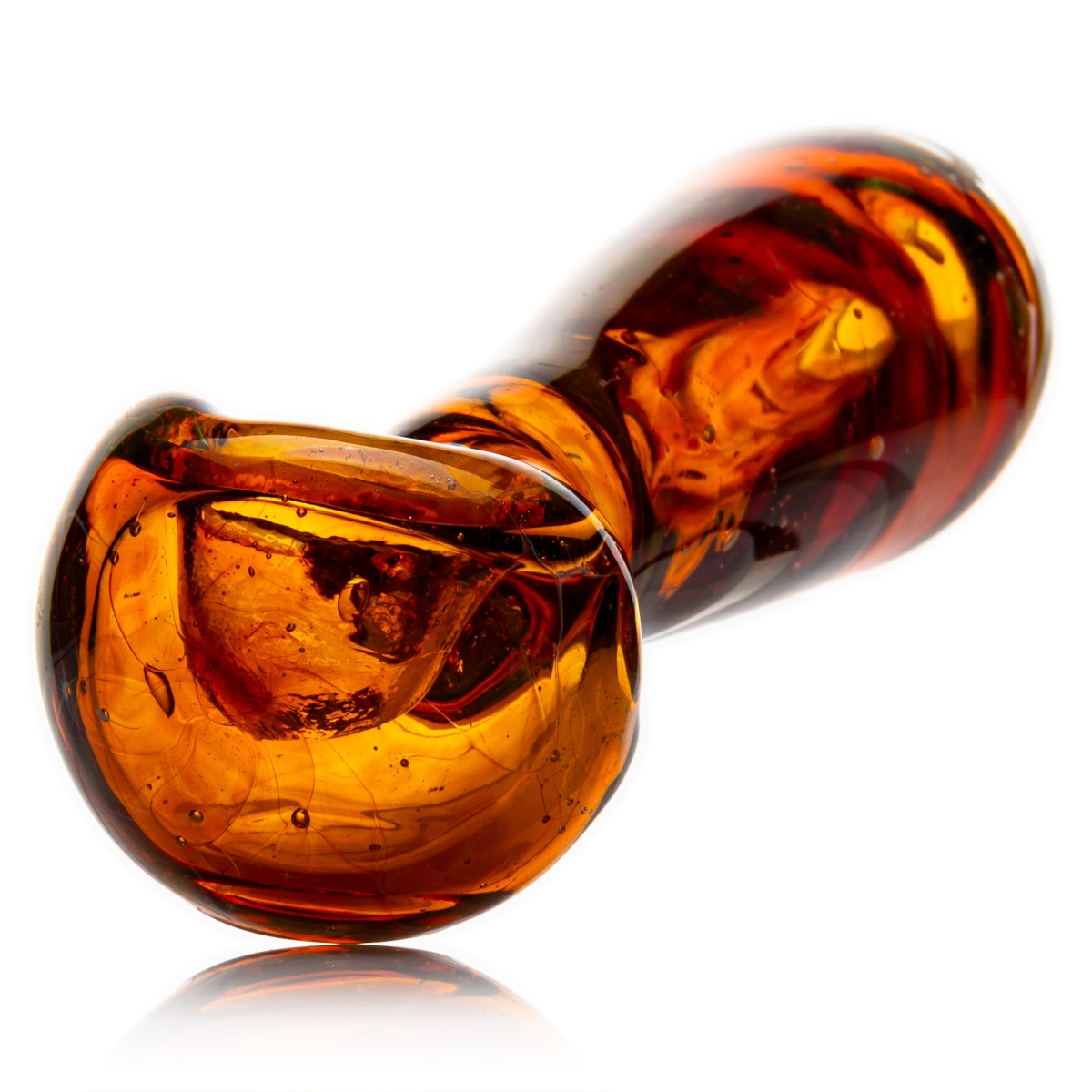 Golden Sea Turtle Design - Spoon Pfeife - 9.5cm