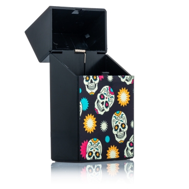 Champ - Zigaretten Box - Mini Skull schwarz