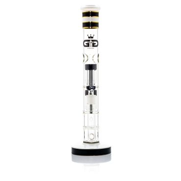 Grace Glass | Tower Black Barrel Tree arm perc Bong