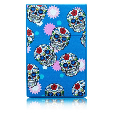 Champ - Zigaretten Box - Mini Skull blau