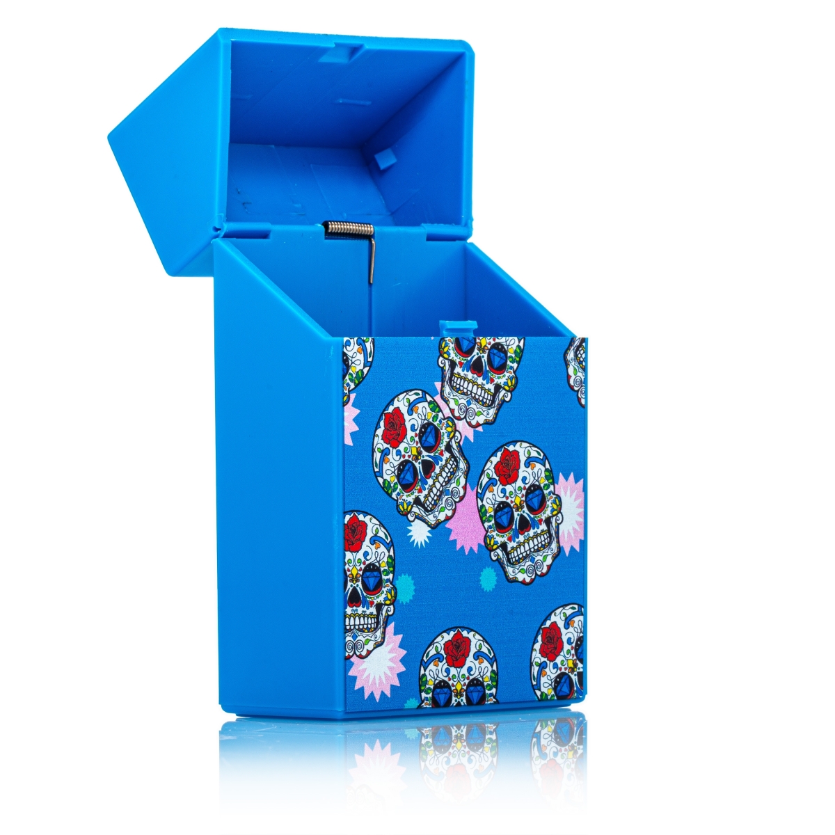 Champ - Zigaretten Box - Mini Skull blau