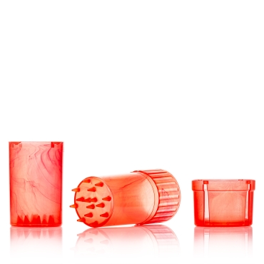 Medtainer Storage Container / Grinder - Transparent Rot