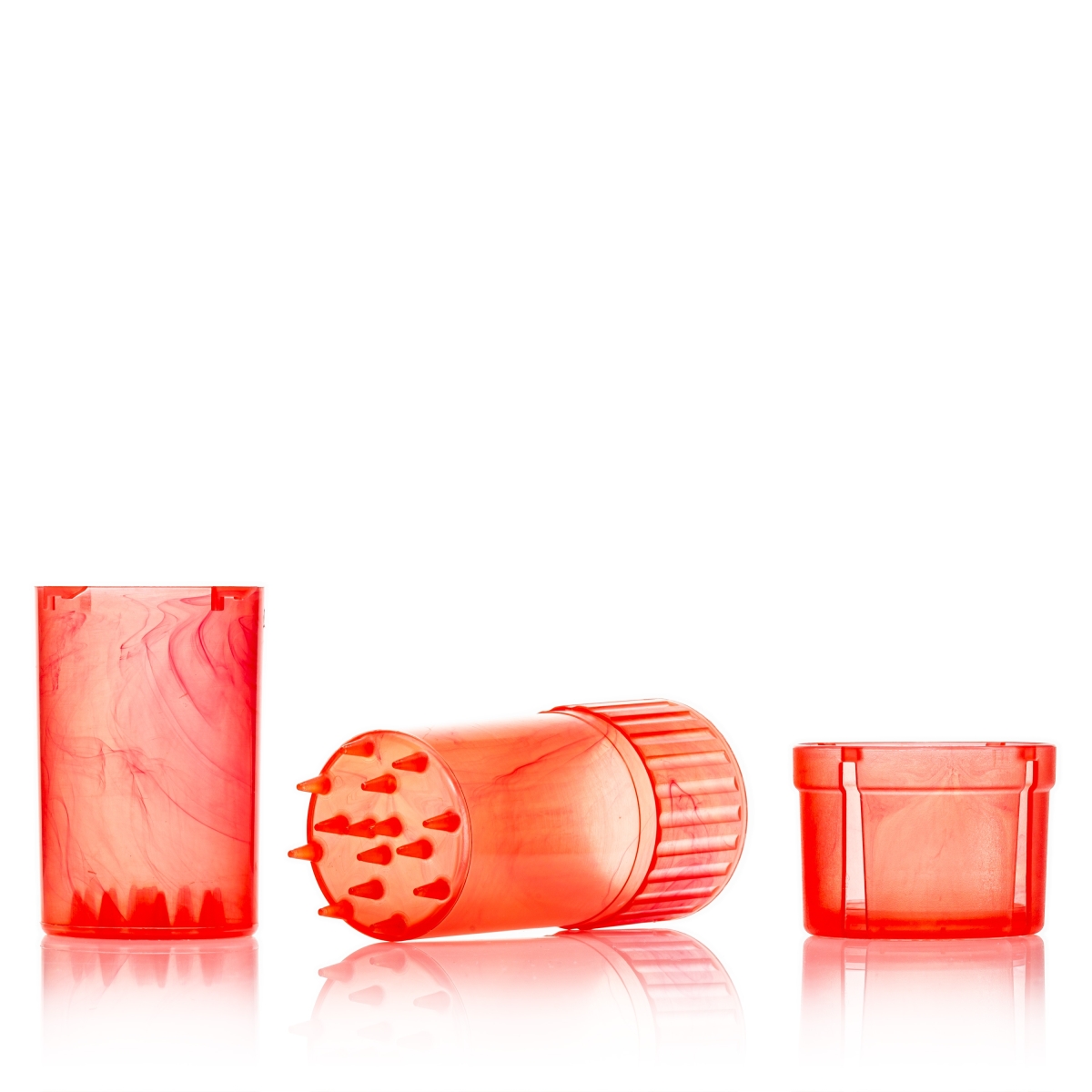Medtainer Storage Container / Grinder - Transparent Rot