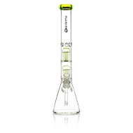 Pulsar - Dual Jellyfish Perc Bong - 47cm / 14mm F Colors Vary