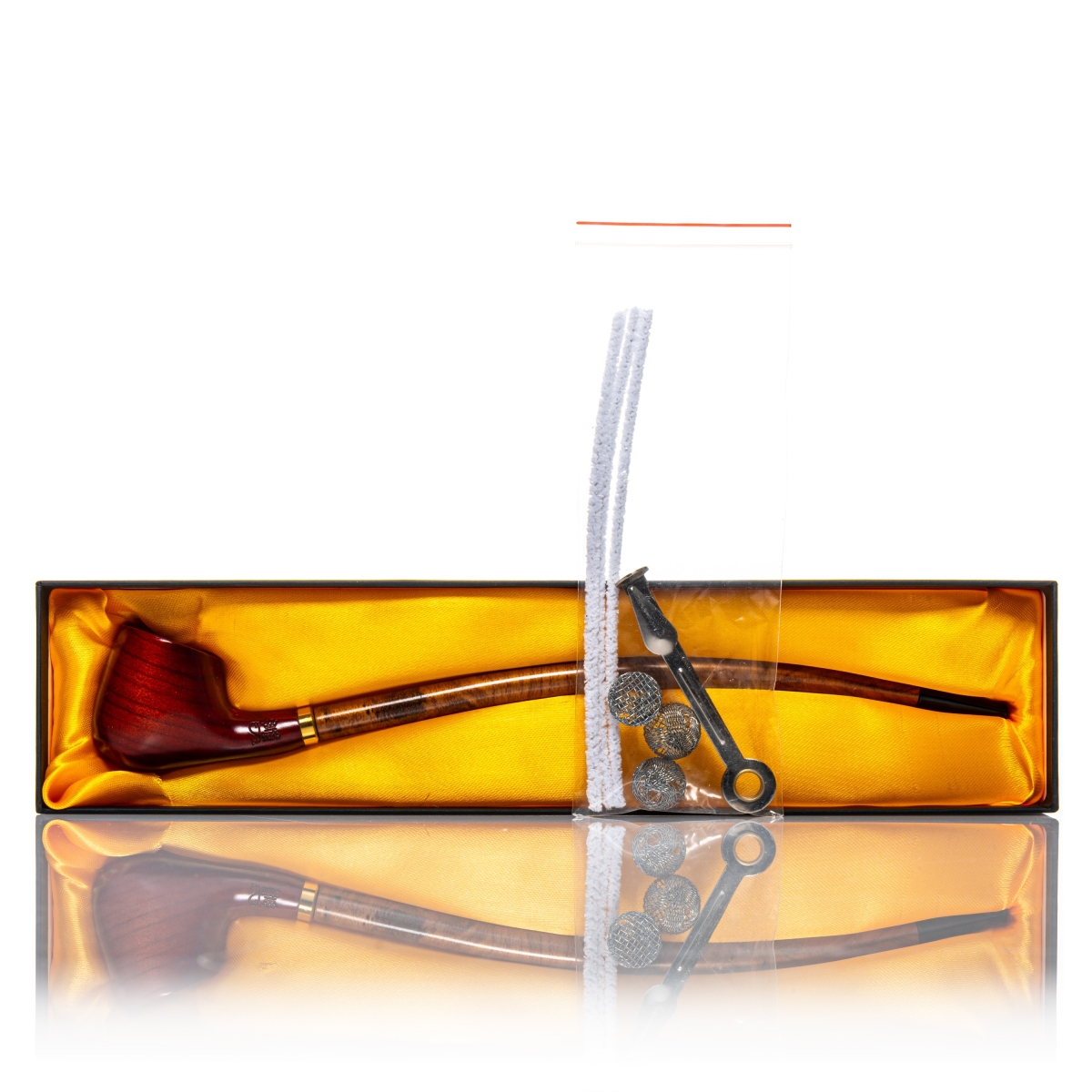 Pulsar - Shire Pipe Apple Churchwarden - 29cm / Kirschholz Pfeife