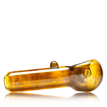 Gold Fumed Hand Pipe - 7cm