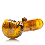 Gold Fumed Hand Pipe - 7cm