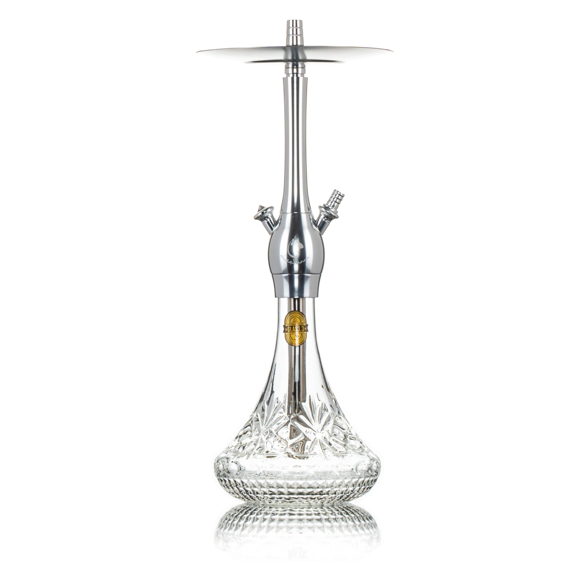 Dschinni Chucky Silver Crystal Shisha Set