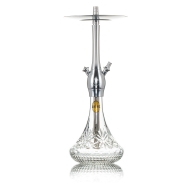 Dschinni Chucky Silver Crystal Shisha Set