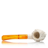 Meerschaum Pfeife small - Bacchus Head