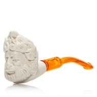 Meerschaum Pfeife small - Bacchus Head