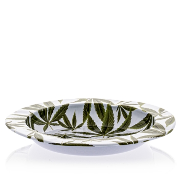Aschenbecher Aluminium Leaf