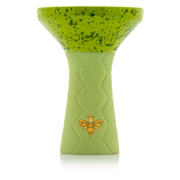 Bee Hookah Phunnel Olive - Half Glazed Lime Blue
