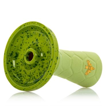Bee Hookah Phunnel Olive - Half Glazed Lime Blue