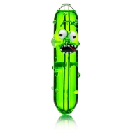 Bewildered Pickle - Glycerin Hand Pfeife - 12cm - Grün