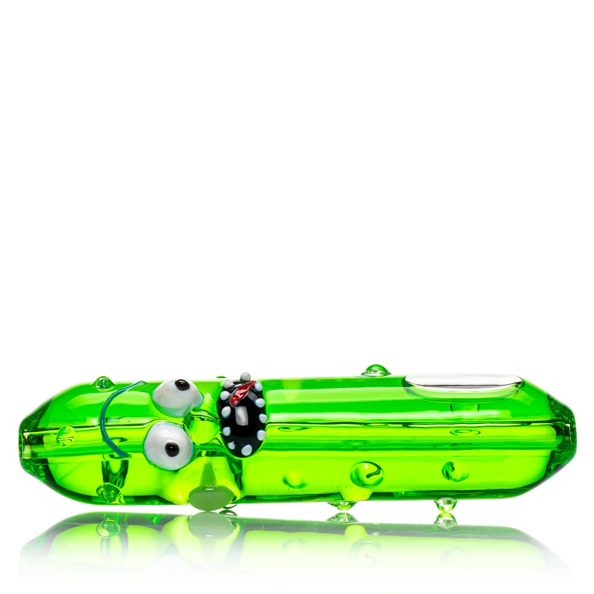 Bewildered Pickle - Glycerin Hand Pfeife - 12cm - Grün