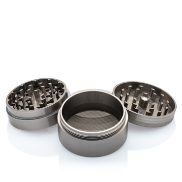 Black Leaf  - Alu-Mühle 4-teilig