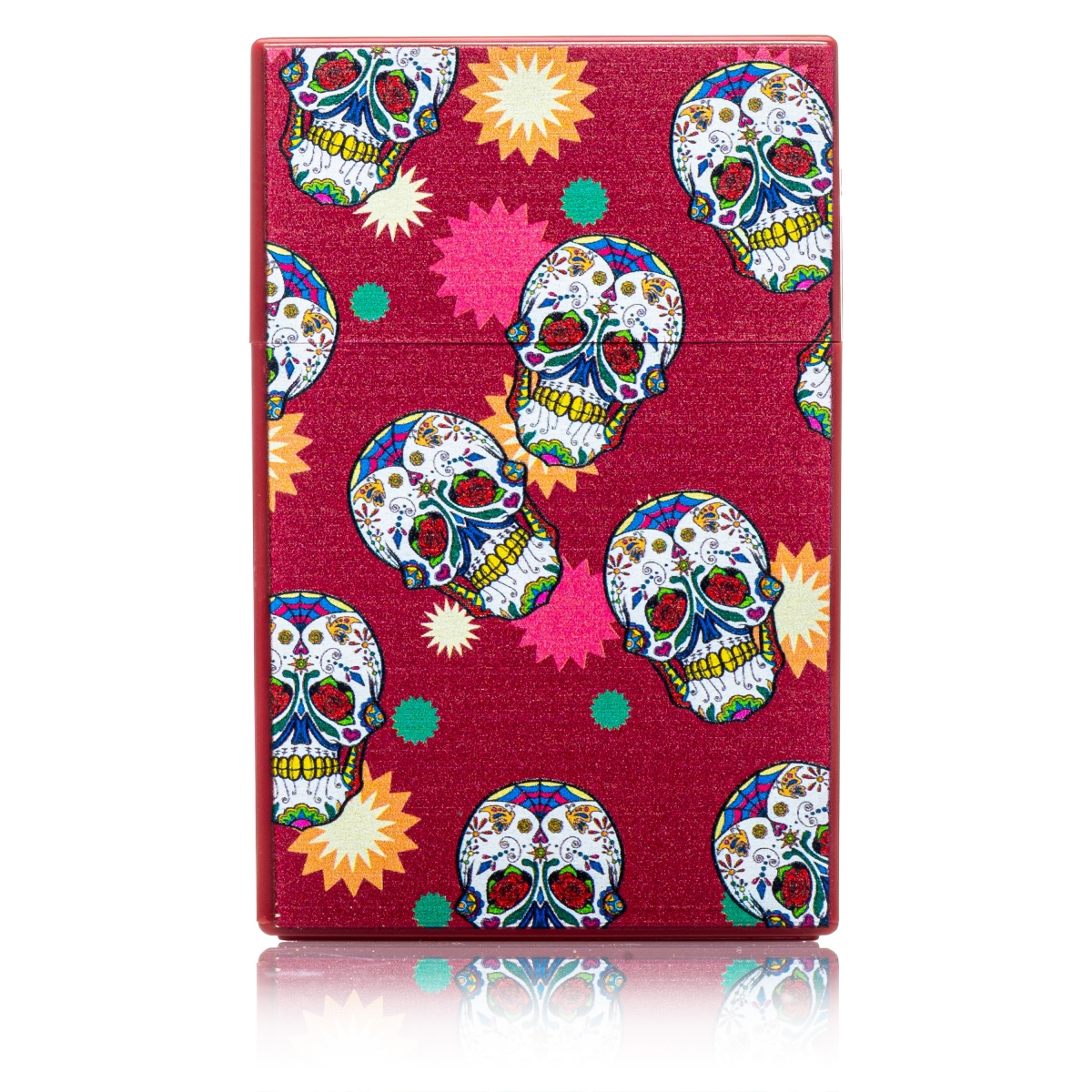 Champ - Zigaretten Box - Mini Skull rot