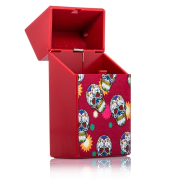 Champ - Zigaretten Box - Mini Skull rot