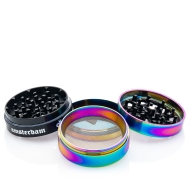 Grace Glass Amsterdam | Grinders - 4part - D:63mm - crank and window - rainbow