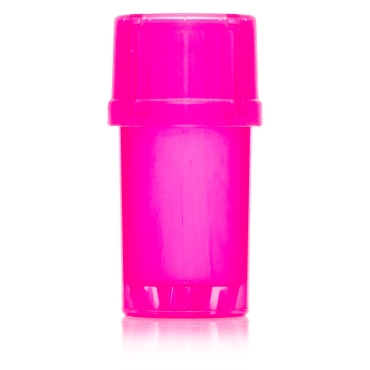 Medtainer Storage Container / Grinder - Transparent Pink