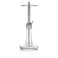 Moze Varity Lounge Silver - Clear Bowl - Silver Steel