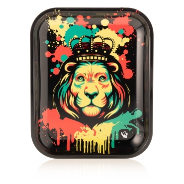 Rolling Tray Rasta Stencil Lion
