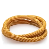 Silikonschlauch Matt Carbon Gold