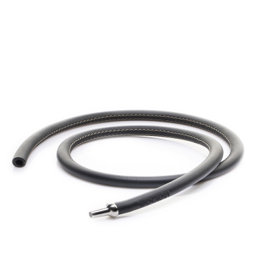 Wookah - Natural Leather Hose - Black