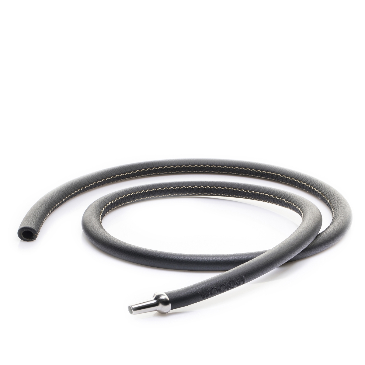 Wookah - Natural Leather Hose - Black