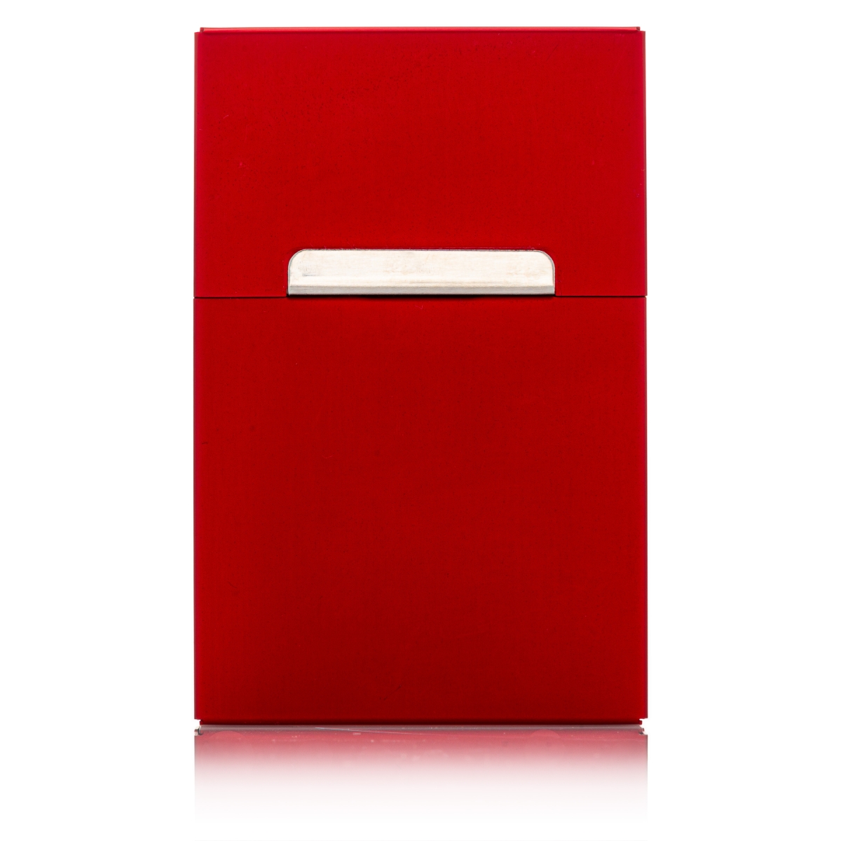 Zigarettenbox - Alu 85mm - Rot