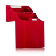 Zigarettenbox - Alu 85mm - Rot