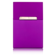 Zigarettenbox - Alu 85mm - Violett