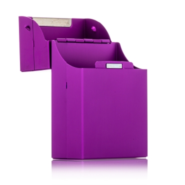 Zigarettenbox - Alu 85mm - Violett