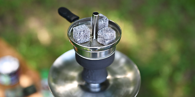 Shisha-Kamin-Aufsatz mit Shisha-Kohle